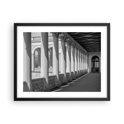 Poster in black frame - Sunny Arcade - 50x40 cm