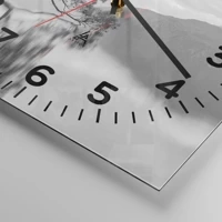 Clock face with numbers