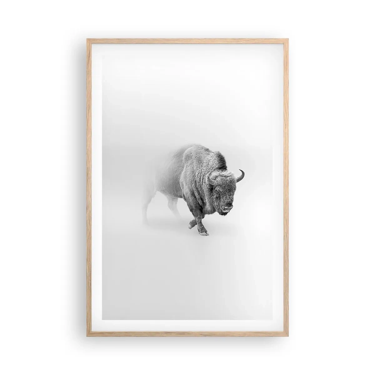 Poster in light oak frame - King of the Prairie - 61x91 cm