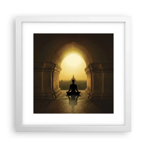 Poster in white frmae - Full Harmony - 30x30 cm