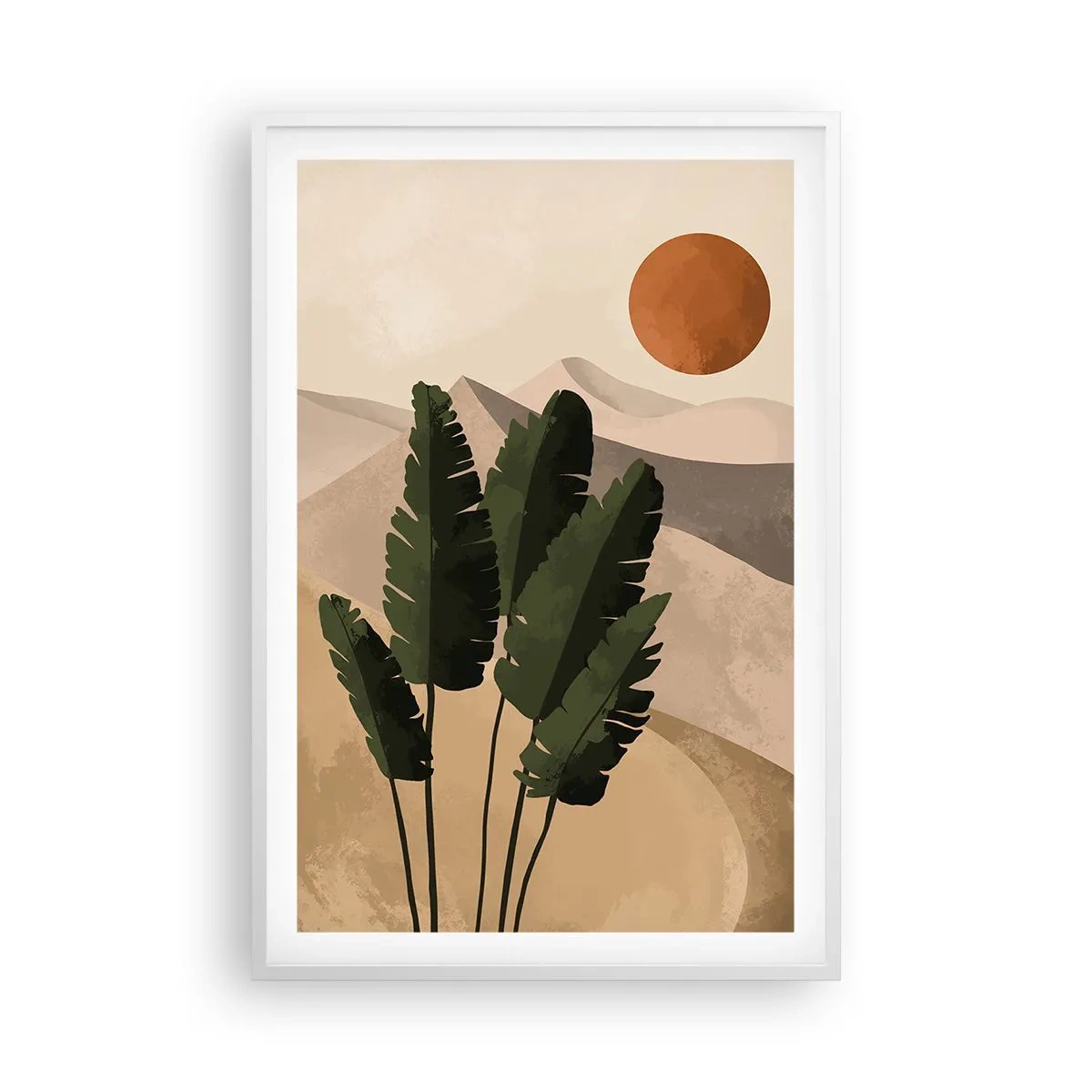 Poster in white frmae - Triumph of Life - 61x91 cm