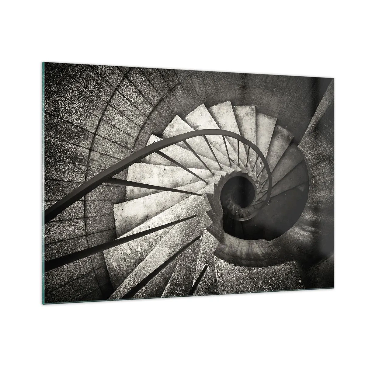Glass picture - Up the Stairs and Down the Stairs - 100x70 cm