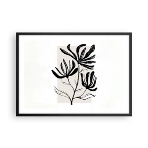 Poster in black frame - Sketch for a Herbarium - 70x50 cm