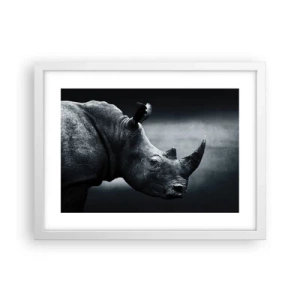 Poster in white frmae - Right Profile - 40x30 cm