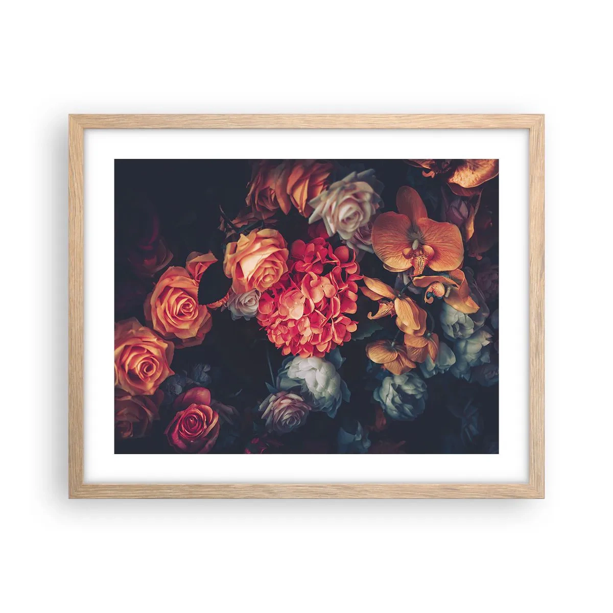 Poster in light oak frame - Like at Dutch Masters - 50x40 cm