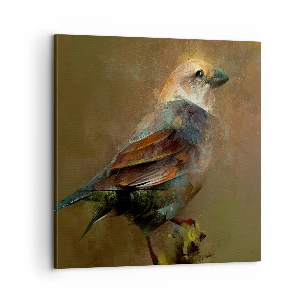 Canvas picture - Sparrow, a Little Birdy - 60x60 cm
