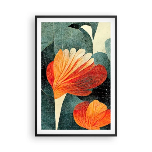Poster in black frame - Heat of the Tropics, Coolness of the Ground - 61x91 cm
