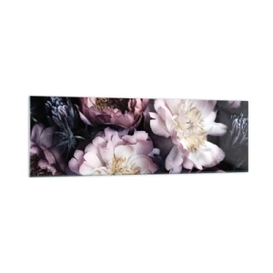 Glass picture - Old Style Bouquet - 160x50 cm