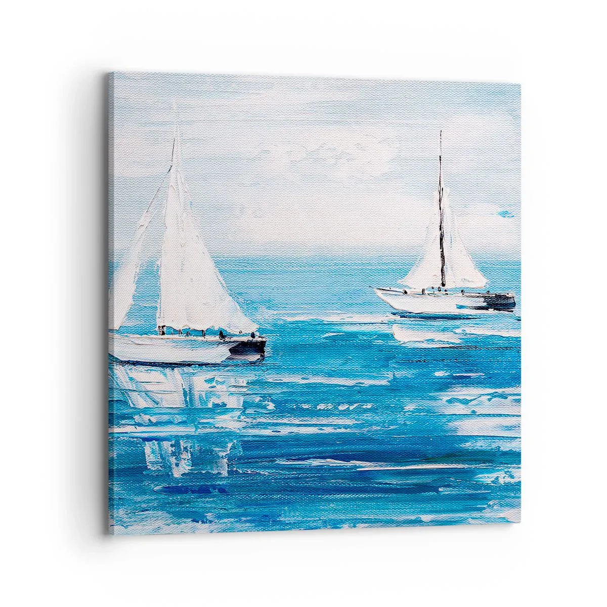 Canvas picture - With a Friend by the Side - 70x70 cm