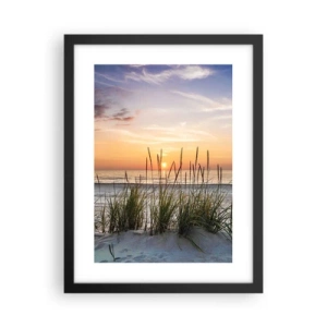 Poster in black frame - Look, Think, Feel - 30x40 cm