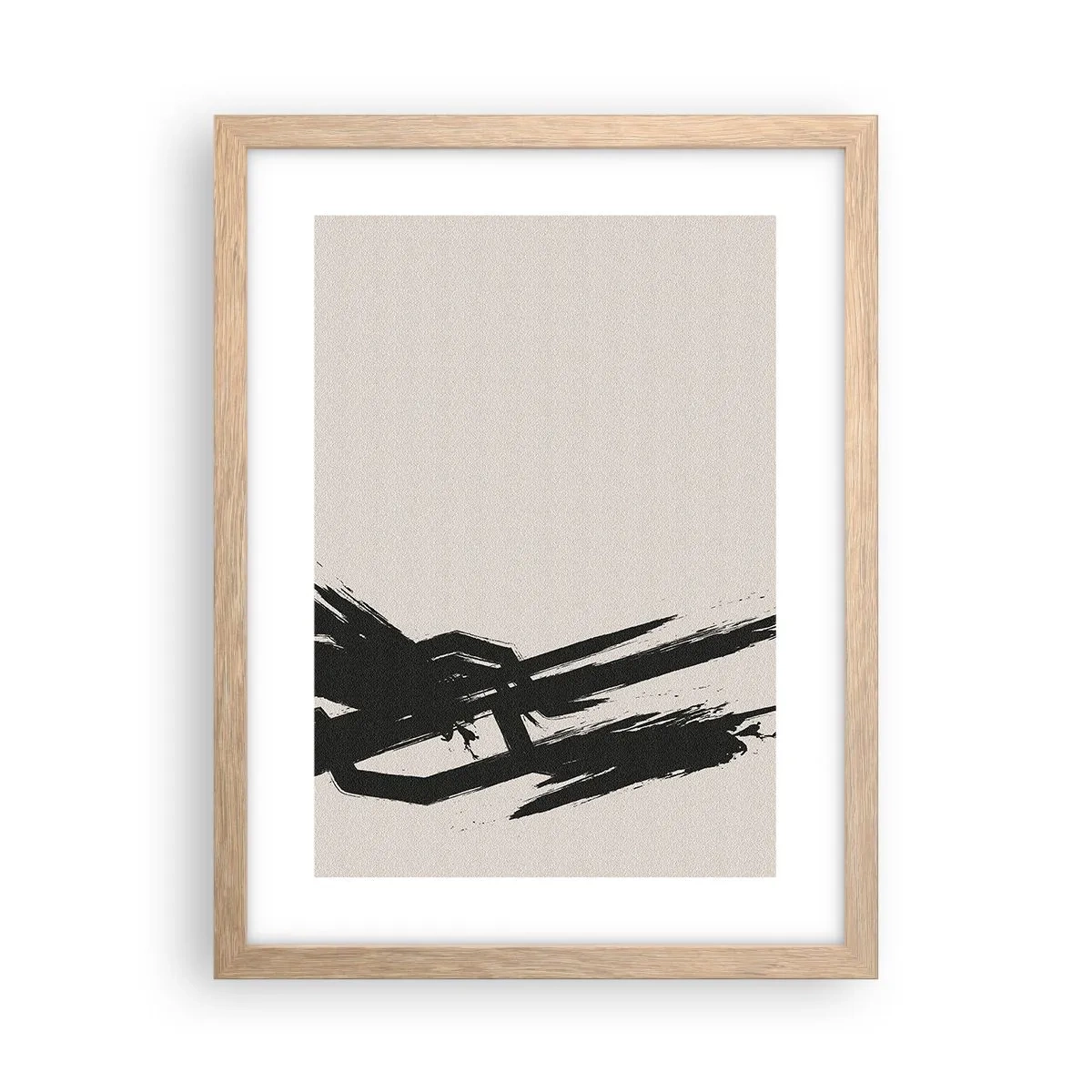 Poster in light oak frame - Uncontrollable Rush - 30x40 cm