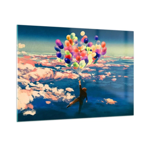 Glass picture - Fulfilled Childhood Dream - 100x70 cm