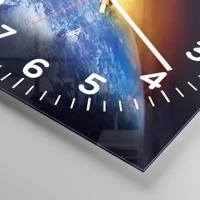 Clock face with numbers