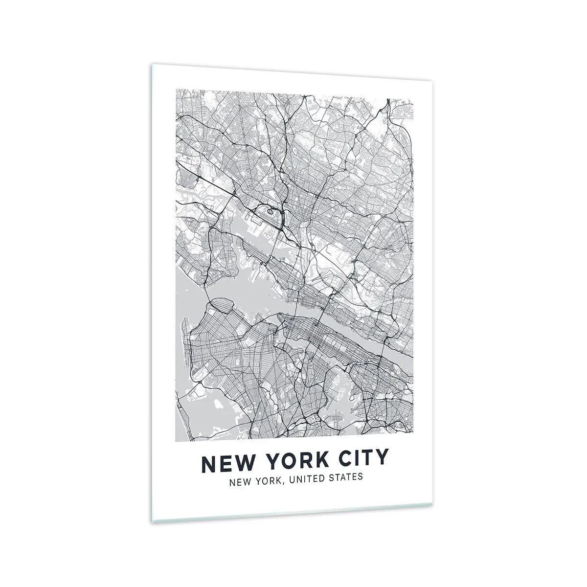 Glass picture - Anatomy of Metropolis - 70x100 cm