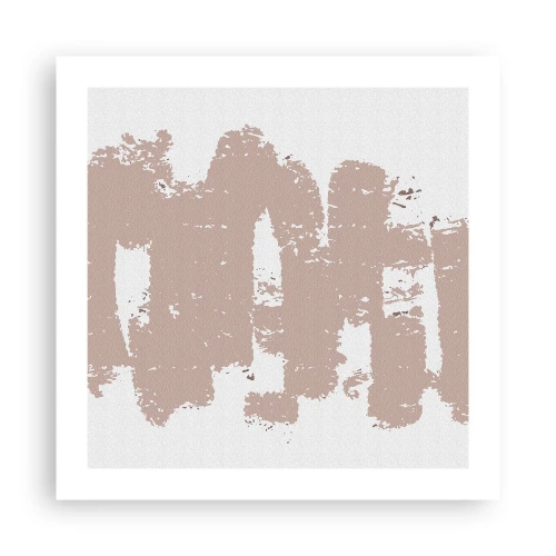 Poster - Abstract in Delicate Pink - 50x50 cm