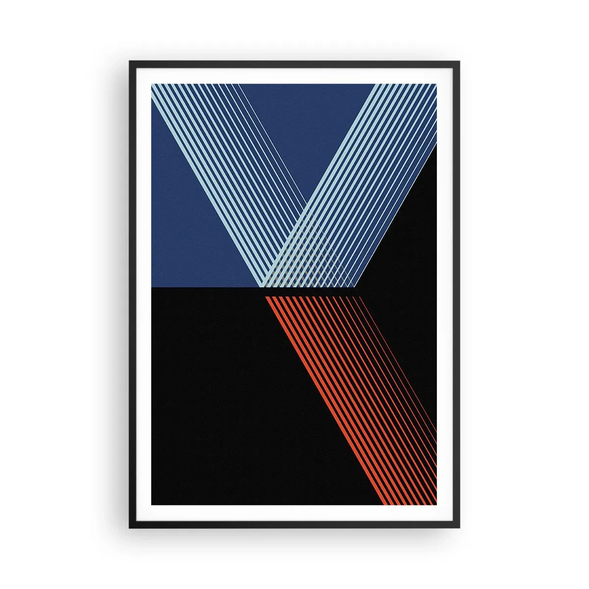 Poster in black frame - Simple Story - 70x100 cm