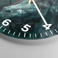 Clock face with numbers