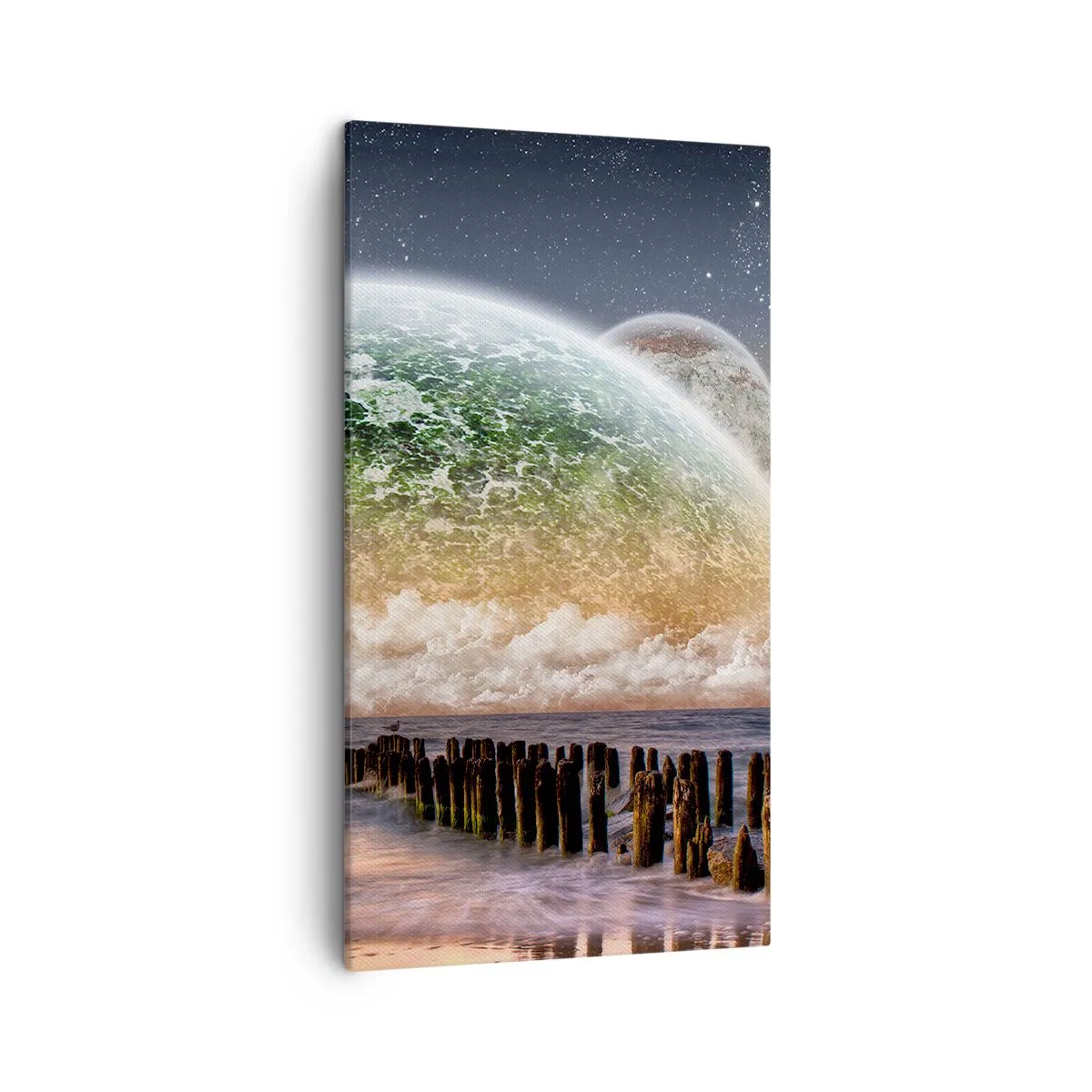 Canvas picture - And the World Has Emerged from Water - 45x80 cm