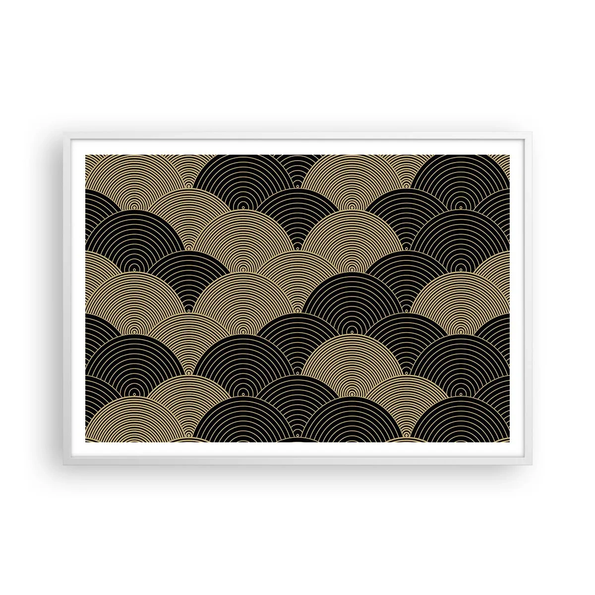 Poster in white frmae - Unity in Multitude - 100x70 cm