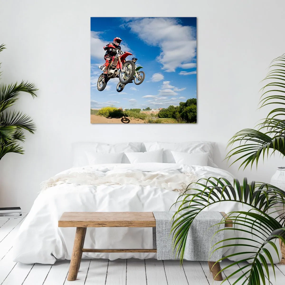 Canvas picture - Jump to the Sky - 50x50 cm
