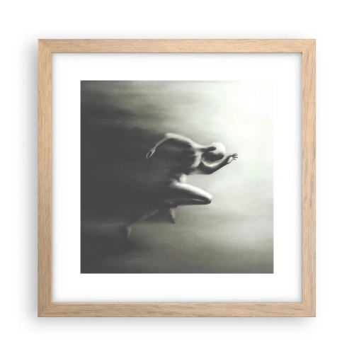 Poster in light oak frame - Unstoppable - 30x30 cm