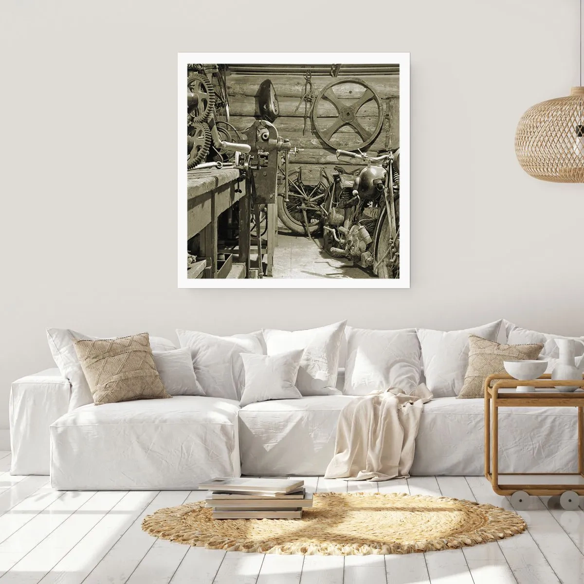 Poster - In Grandad's Shed - 40x40 cm