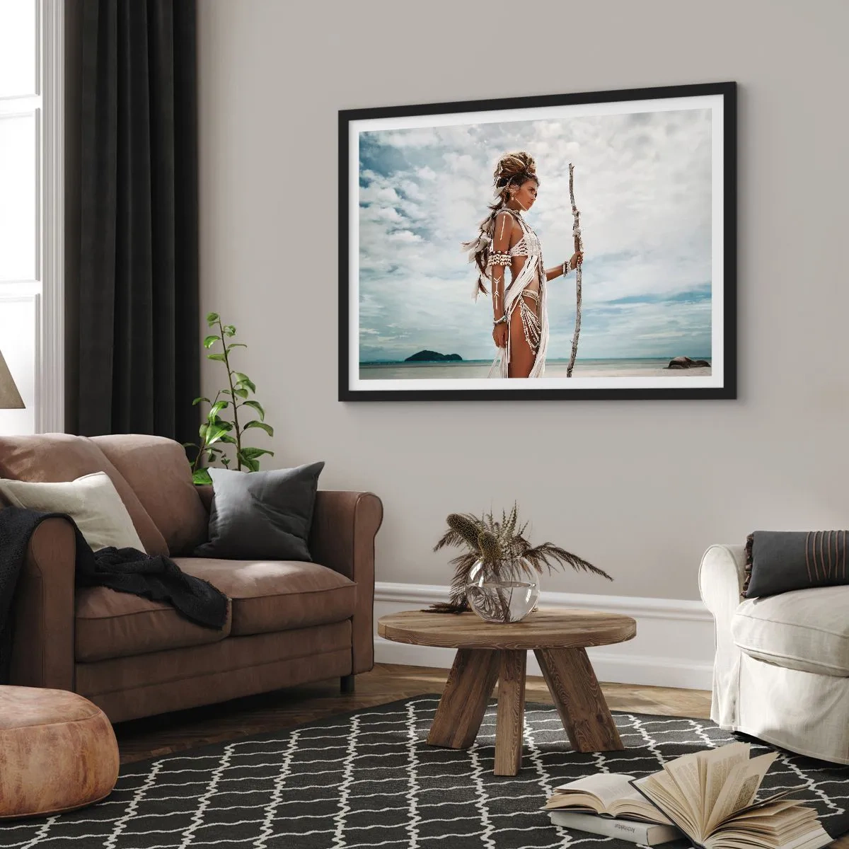 Poster in black frame - Queen of the Tropics - 70x50 cm