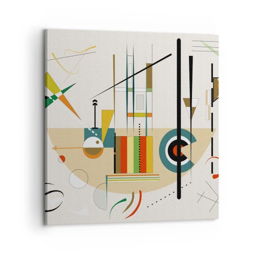 Canvas picture - And the World Laughs - 60x60 cm