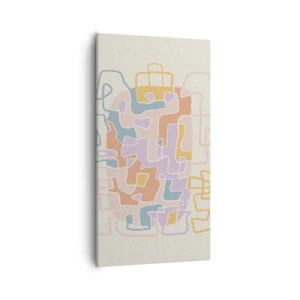 Canvas picture - Maze - Joyful Adventure - 55x100 cm