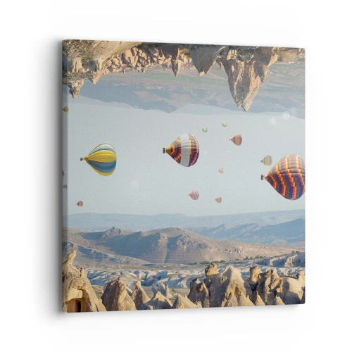 Canvas picture - Here Everything Is Possible - 30x30 cm