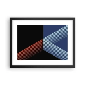 Poster in black frame - Simple Story - 40x30 cm