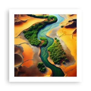 Poster - Life-giving River - 50x50 cm
