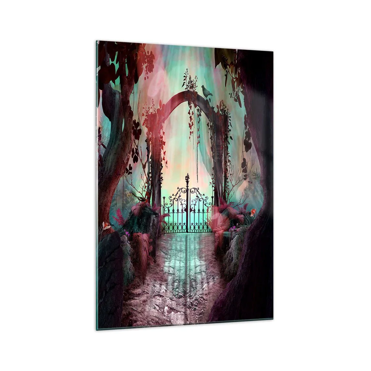 Glass picture - Secret Garden - 70x100 cm