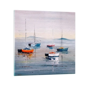 Glass picture - Deserved Rest - 70x70 cm
