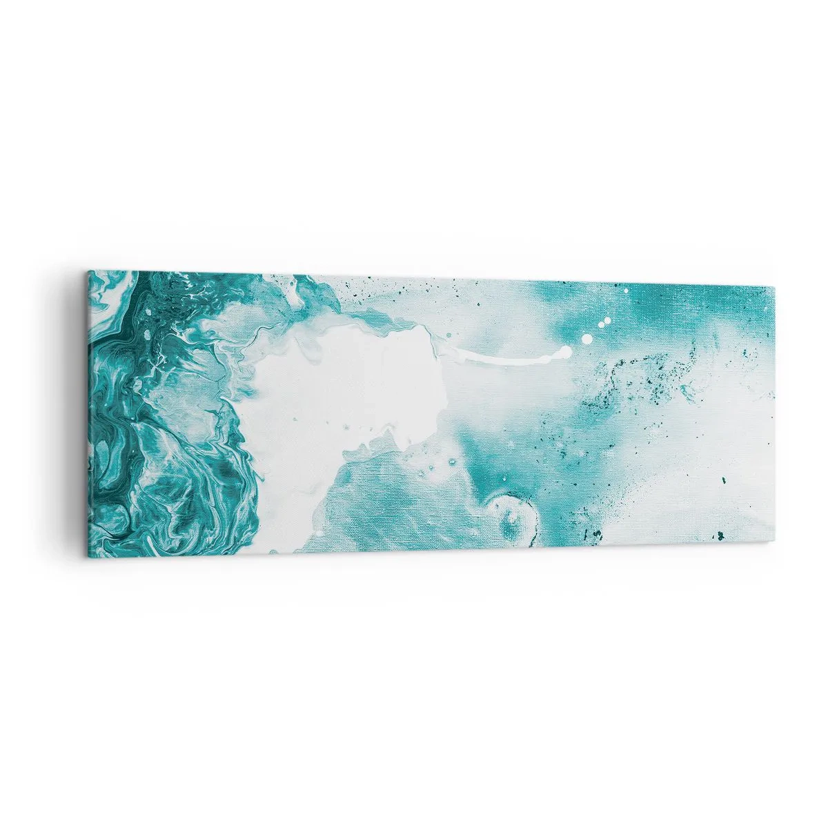 Canvas picture - Lakes of Blue - 140x50 cm