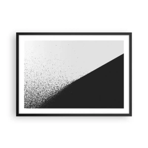 Poster in black frame - Faster and More - 70x50 cm