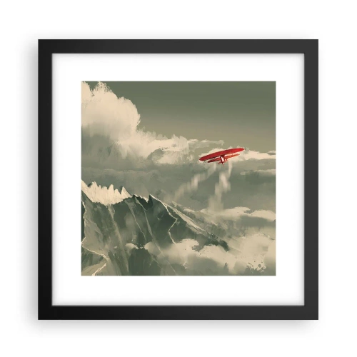 Poster in black frame - Fearless Pioneer - 30x30 cm