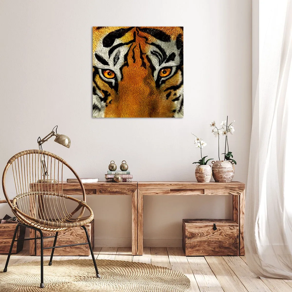 Canvas picture - Fearsome and Beautiful - 50x50 cm