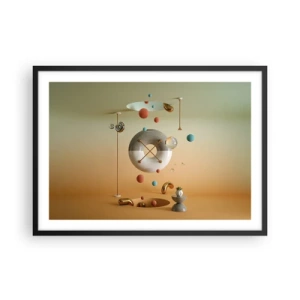 Poster in black frame - Anything Can Happen - 70x50 cm