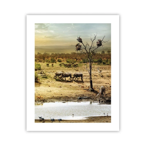 Poster - There Is a River that Flows from Eden - 40x50 cm