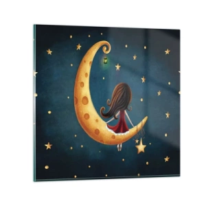 Glass picture - Once Upon a Time… - 30x30 cm