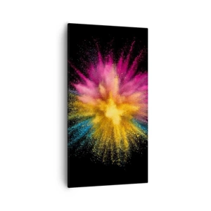 Canvas picture - Birth of Colours - 55x100 cm