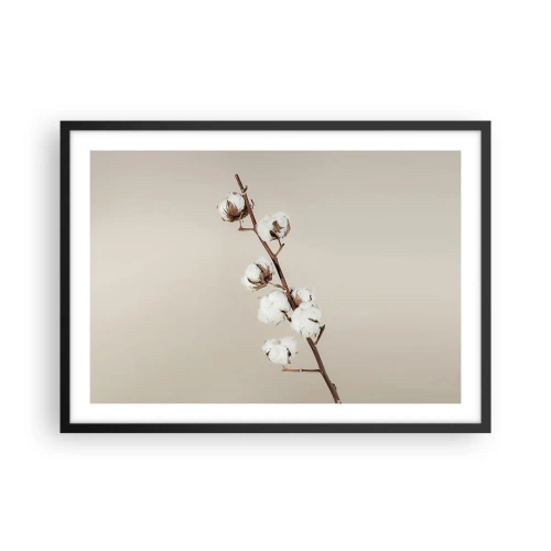 Poster in black frame - At the Heart of Softness - 70x50 cm