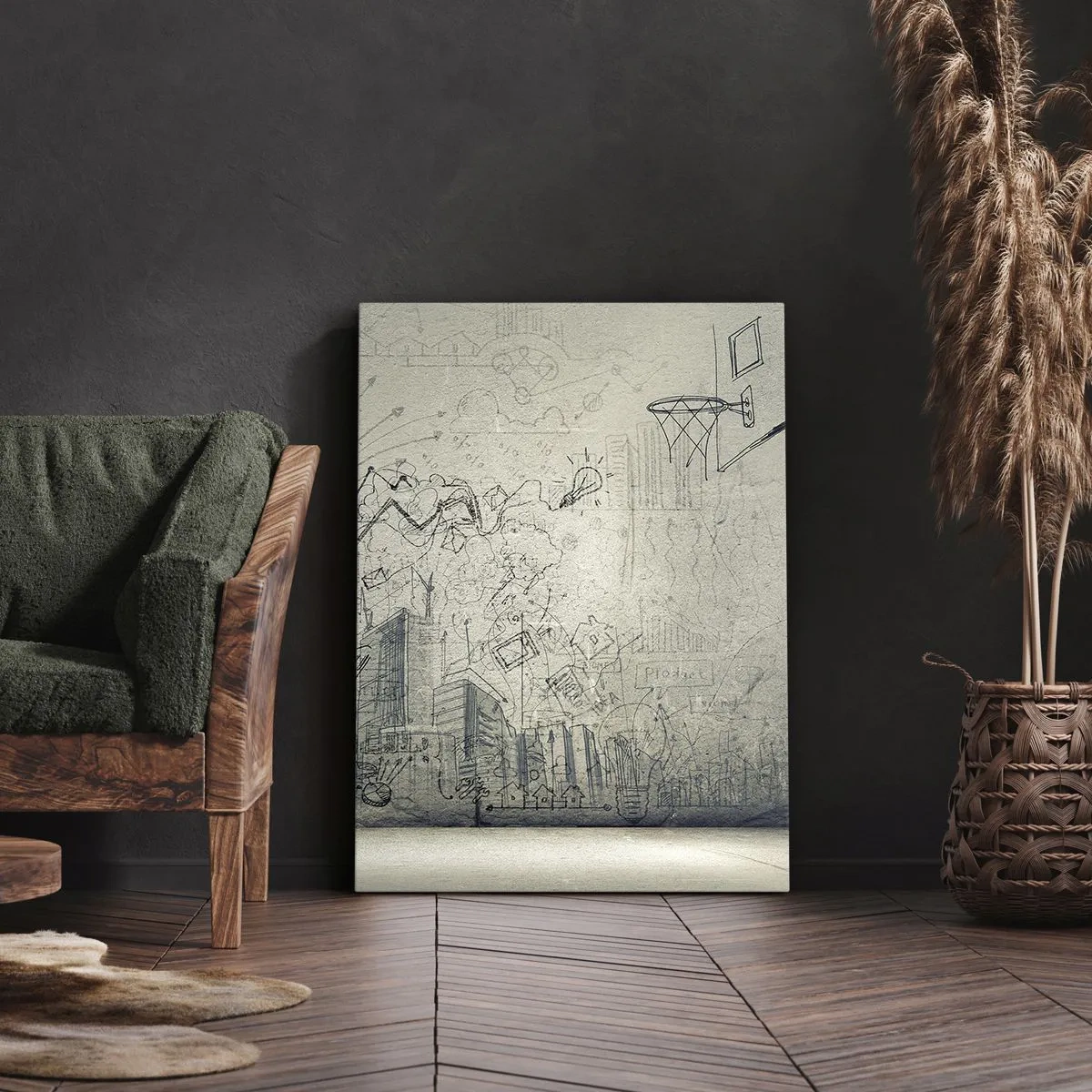 Canvas picture - My Wonderful City Life - 50x70 cm
