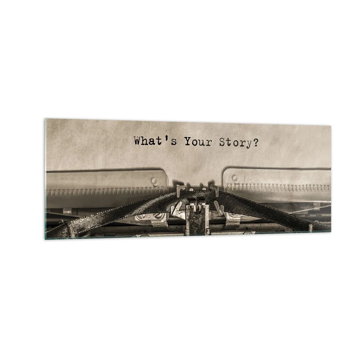 Glass picture - Tell Me  - 140x50 cm