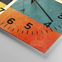 Clock face with numbers