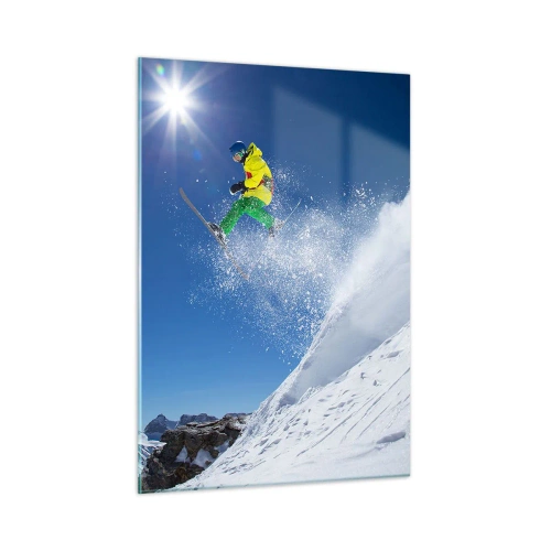 Glass picture - Dancing with the Mountains - 50x70 cm
