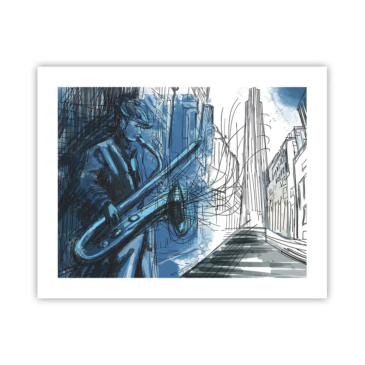 Poster - City Rhapsody - 50x40 cm