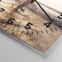 Clock face with numbers