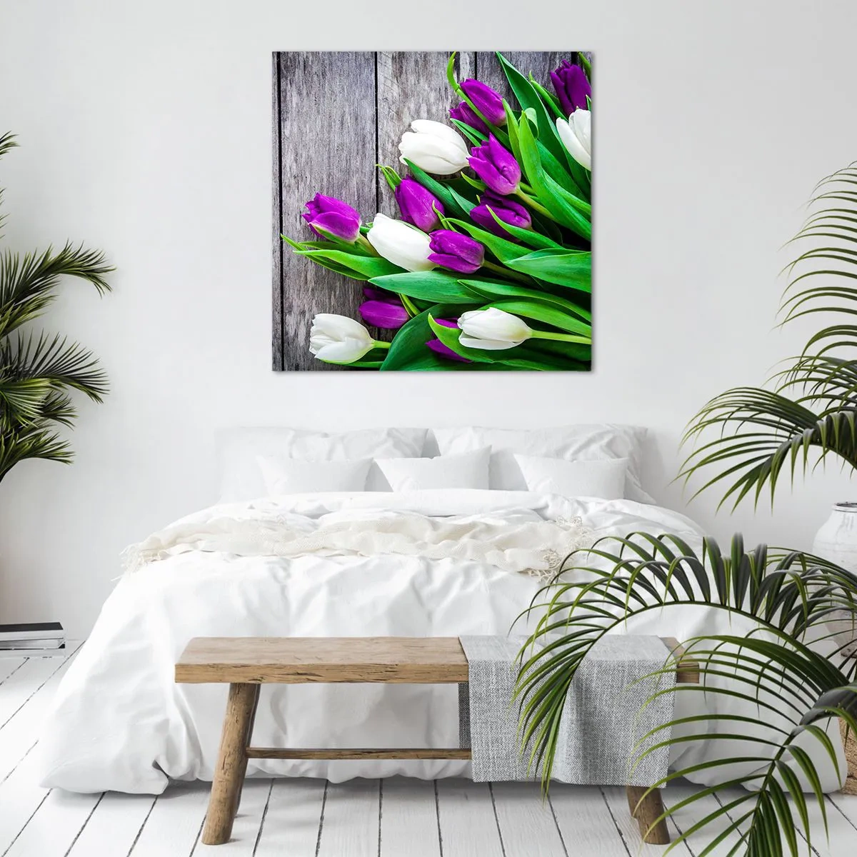 Canvas picture - On a Spring Holiday - 40x40 cm